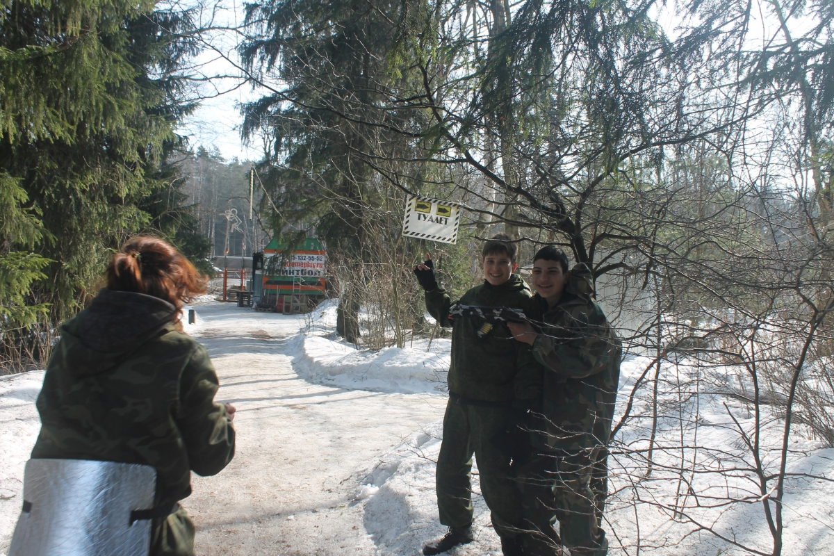 пейнтбол в клубе "Экстрим Плэй"